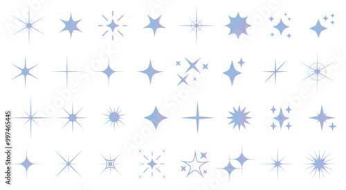 Sparkle or shine vector set . Vector four-pointed star for logo, social media stories.isolated on white background.