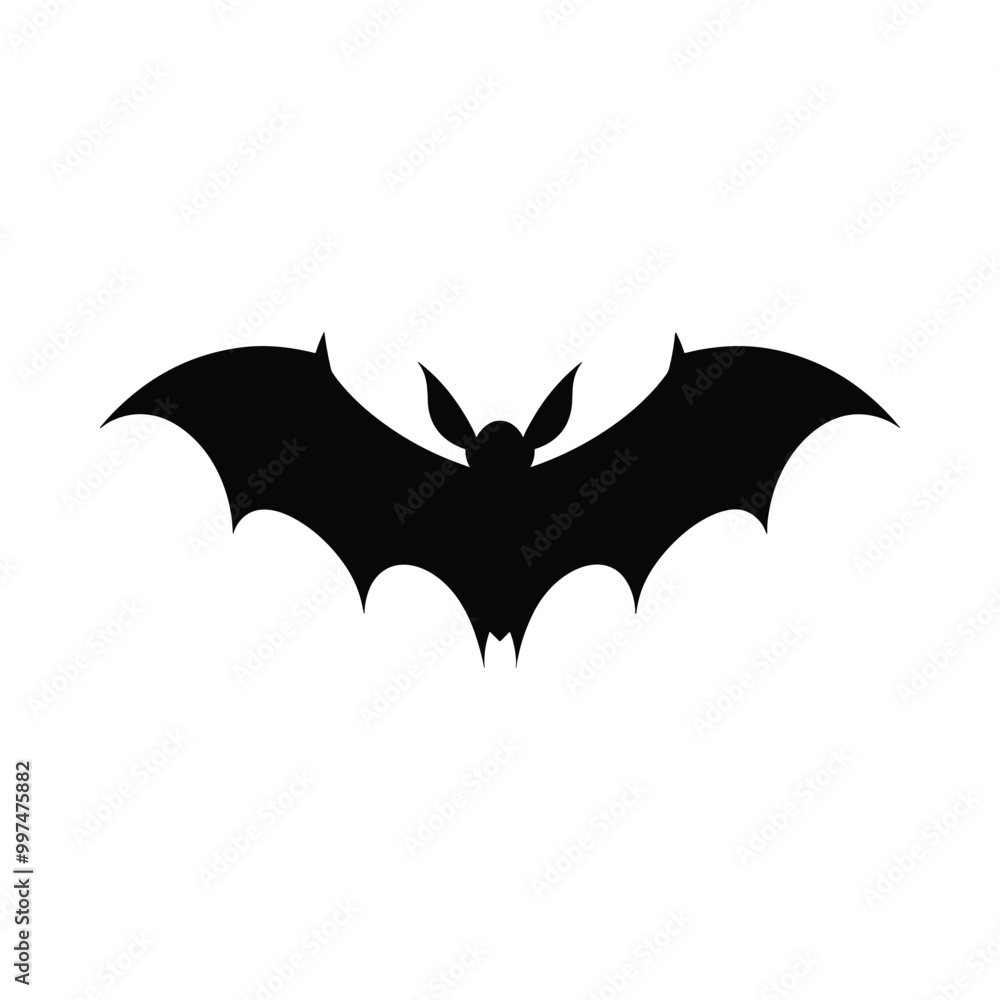 Bat silhouette vector Bat silhouette vector