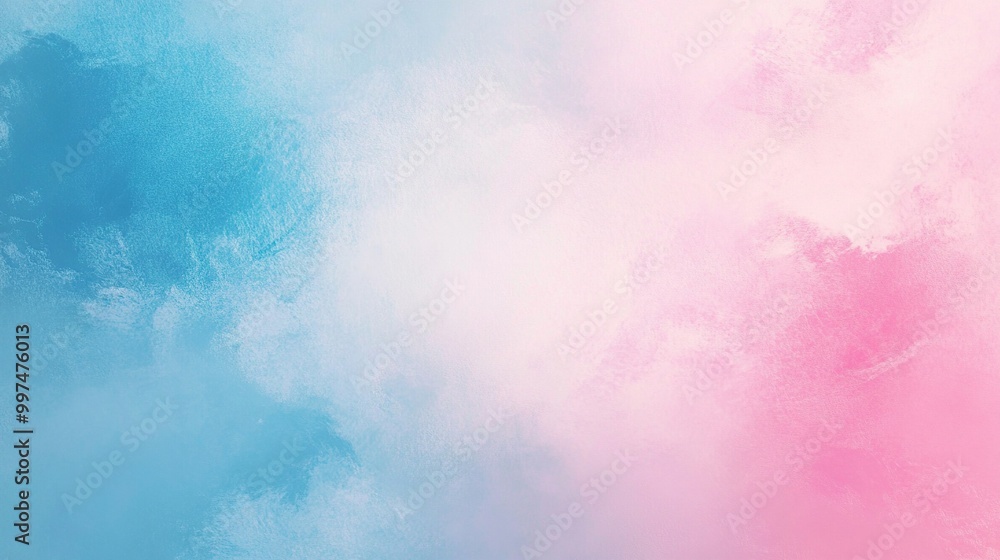 Obraz premium Soft gradient of blue and pink hues.