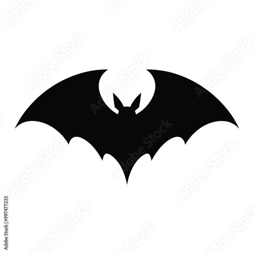 Bat silhouette vector