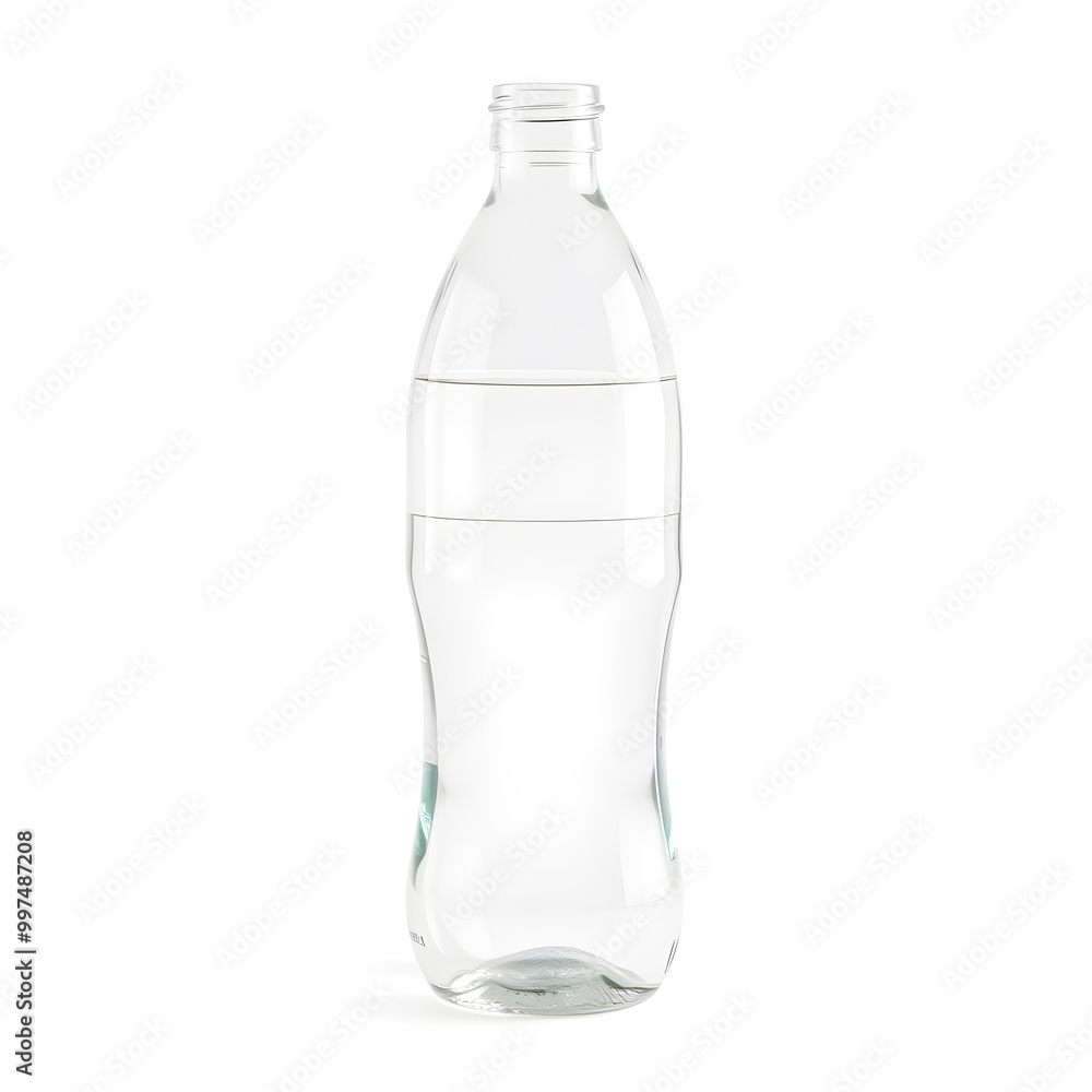 Fototapeta premium Plastic bottle of water isolated on white background