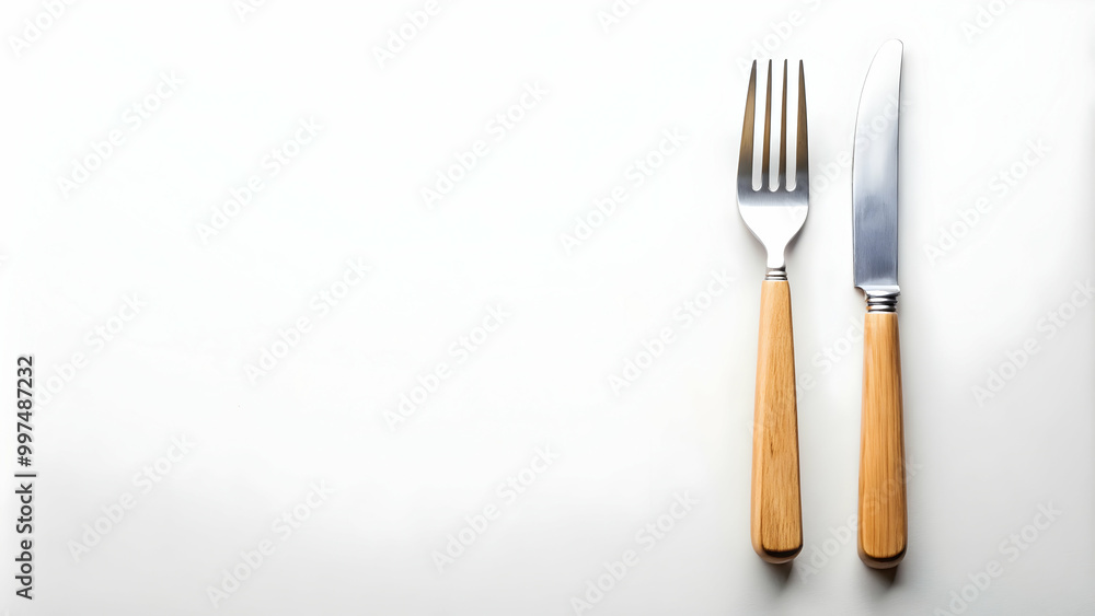 Fork and knife isolated on white background, cutlery, silverware, kitchen tools, utensils Fork and knife isolated on white background, cutlery, silverware, kitchen tools, utensils