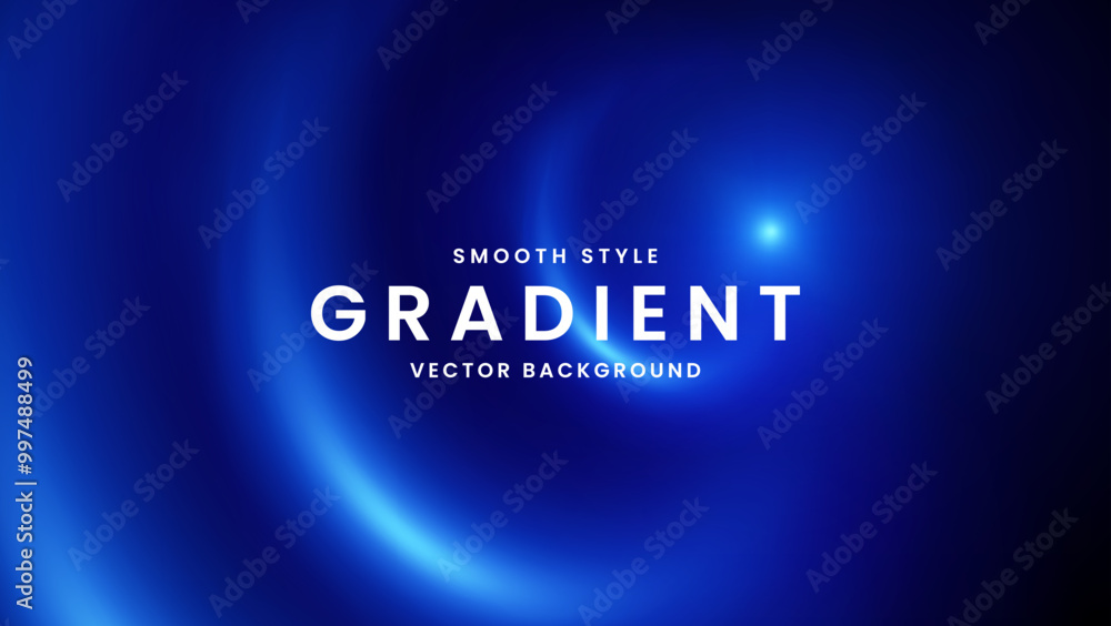 Smooth Blue Gradient Vector Background Smooth Blue Gradient Vector Background