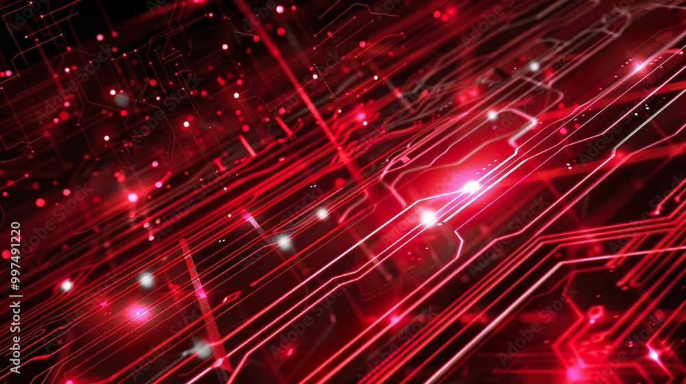 Red_technology_and_cute_background Red_technology_and_cute_background