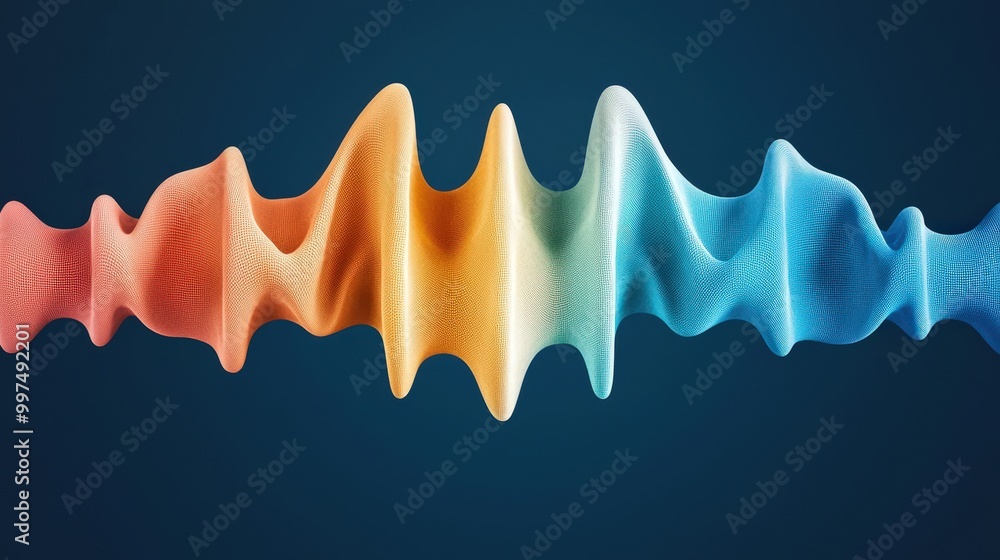 Abstract Sound Wave with Vibrant Colors Music and Audio Visualization Abstract Sound Wave with Vibrant Colors Music and Audio Visualization