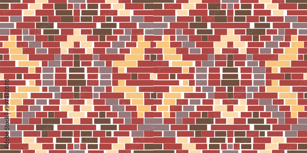 Fototapeta premium Embroidery Ikat Design Pattern Drawingfolk Embroidery, Aztec Geometric Ornament Print. Design for Carpet, Wallpaper, Clothing, Wrapping, Fabric