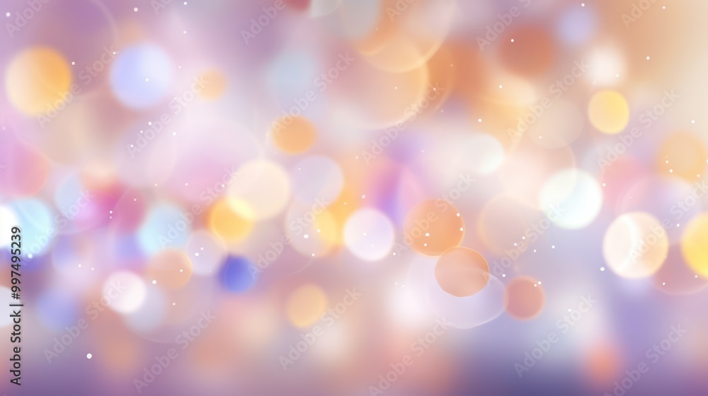 Abstract Bokeh Background with Pastel Colors Abstract Bokeh Background with Pastel Colors