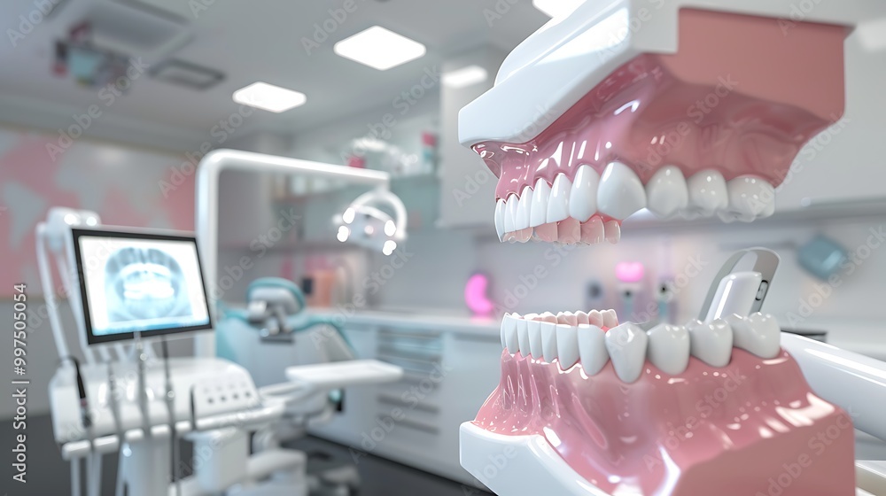 Dentist's office a patient ready for root canal therapy equipped with the latest technology to ensure a successful treatment Dentist's office a patient ready for root canal therapy equipped with the latest technology to ensure a successful treatment