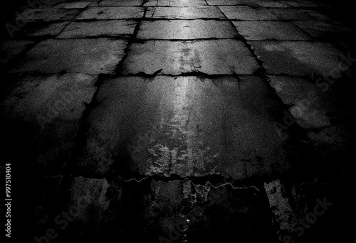 Wallpaper Mural Black wall grunge texture Torontodigital.ca