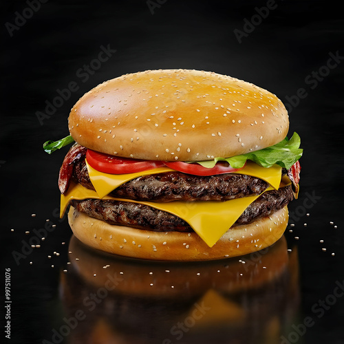 Double cheeseburger