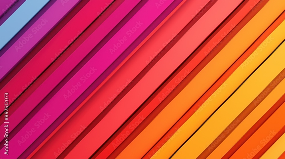 Colorful diagonal stripes in vibrant shades creating a modern abstract design. Colorful diagonal stripes in vibrant shades creating a modern abstract design.