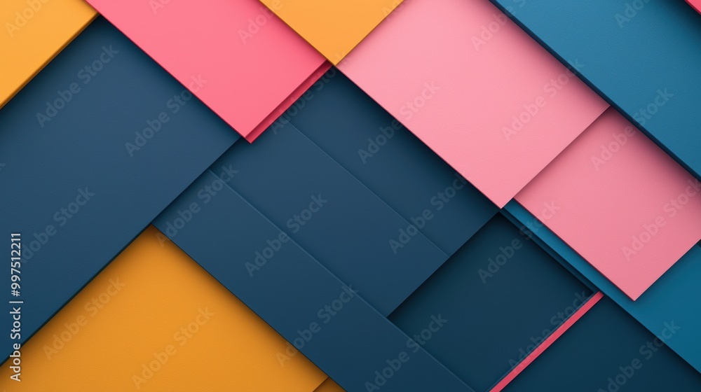 Colorful geometric abstract background with layered shapes in vibrant colors. Colorful geometric abstract background with layered shapes in vibrant colors.