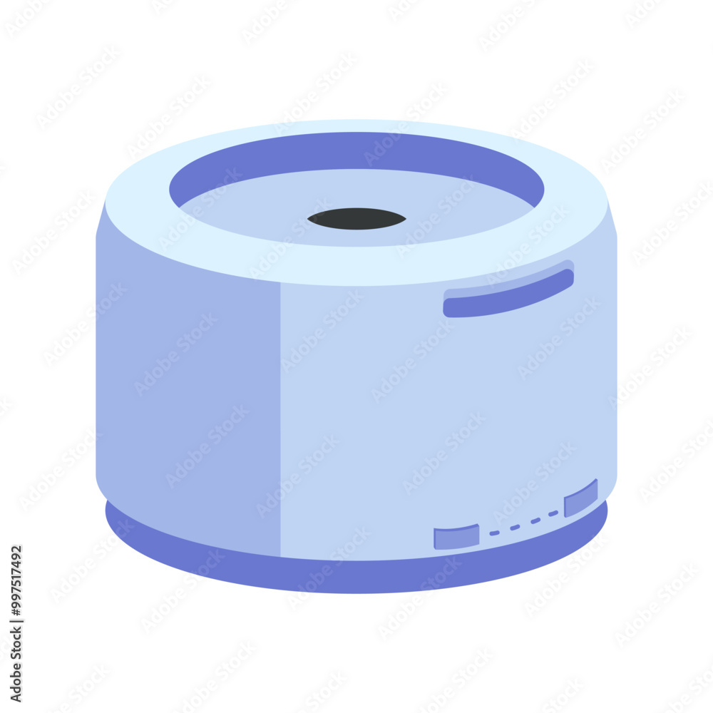Vector Illustration of Air Humidifier Isometric Vector Illustration of Air Humidifier Isometric