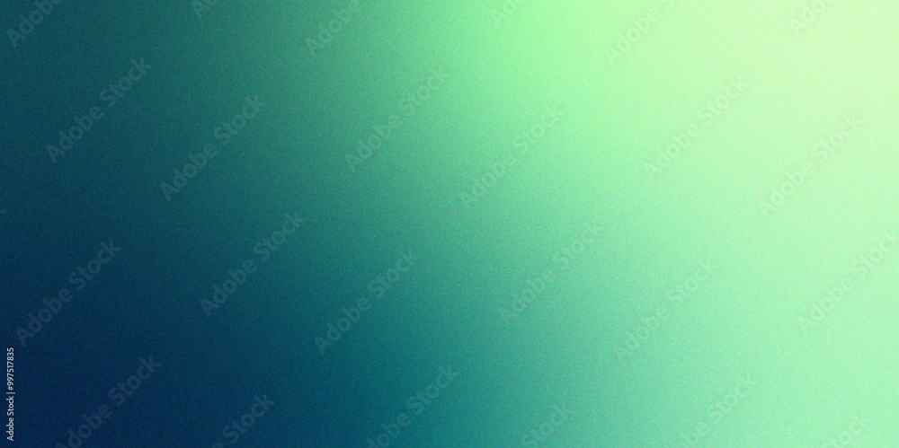 Fototapeta premium Teal abstract glass texture background, Gradient Texture with Stylish Futuristic Minimalism .teal green blue grainy color gradient background with a glowing noise texture perfect for cover headers or 