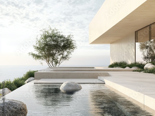 Seaside Serenity - Modern Minimalist Architecture by the Greek Waters photo