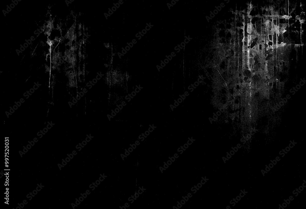 Obraz premium Black wall grunge texture