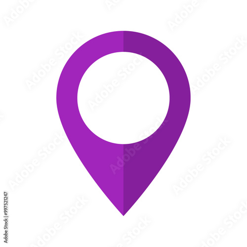 Purple location icon