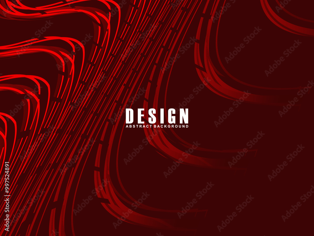 Abstract red glowing geometric lines on dark red background. Modern shiny red wavy lines pattern. Futuristic technology concept, suitable for covers, posters, banners, brochures, websites, etc. Abstract red glowing geometric lines on dark red background. Modern shiny red wavy lines pattern. Futuristic technology concept, suitable for covers, posters, banners, brochures, websites, etc.