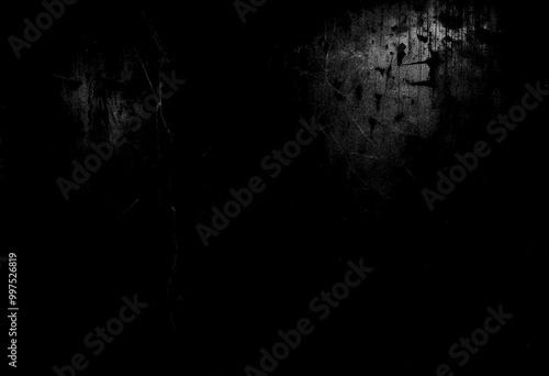 Black wall grunge texture