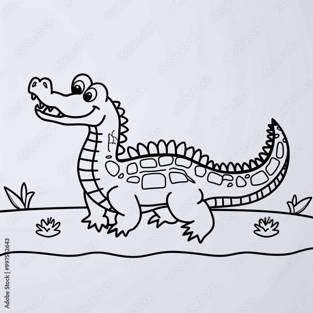 Fototapeta premium hand drawn illustration of a dragon