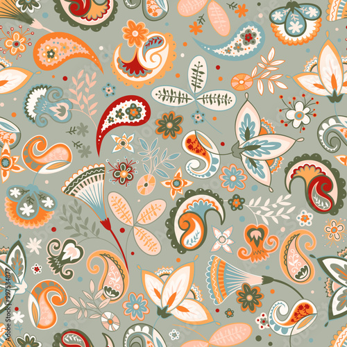 Masala paisley pattern