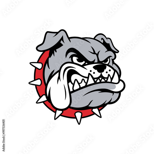 bull dog masco tvector illustration