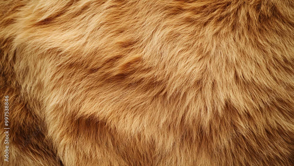 Closeup of Golden Brown Fur Texture Closeup of Golden Brown Fur Texture