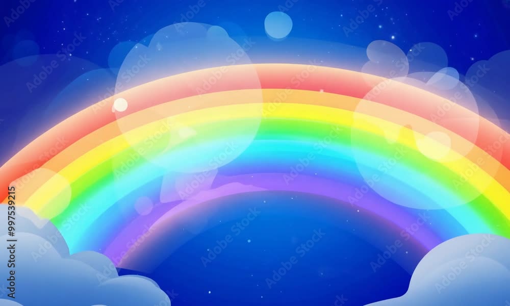 Rainbow in the Night Sky Rainbow in the Night Sky