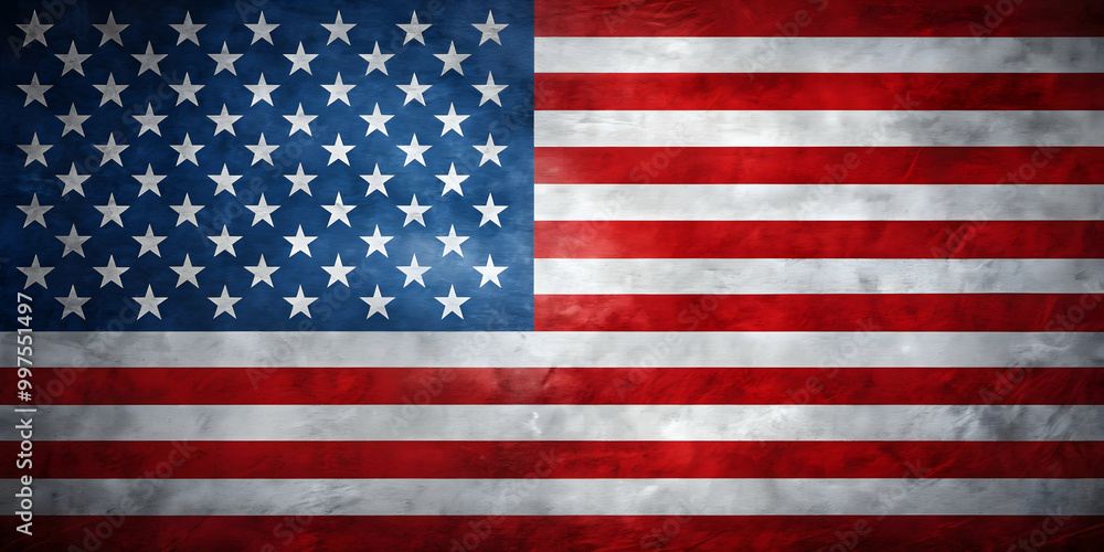 Fototapeta premium Early voting message of USA flag stars and stripes, USA, flag, stars, stripes, voting, election, democracy