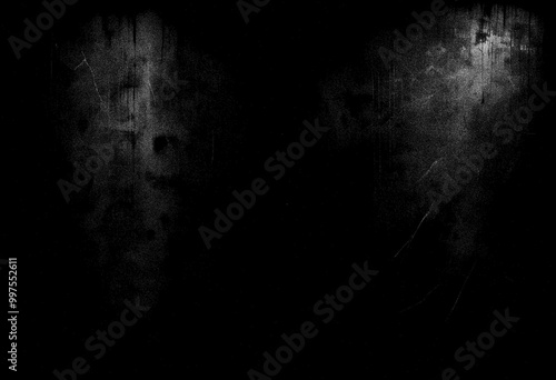 Black wall texture background, grainy texture background