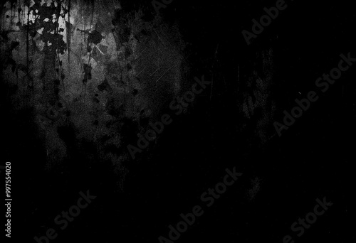 Black wall texture background, grainy texture background