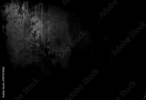Black wall texture background, grainy texture background