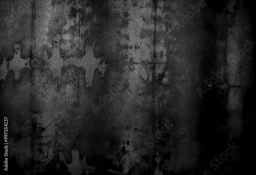 Black wall texture background, grainy texture background