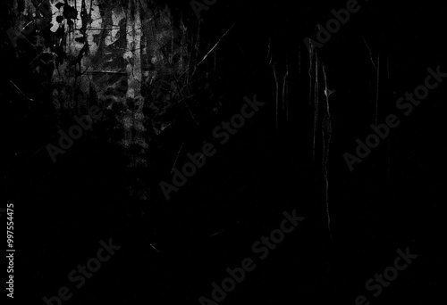 Black wall texture background, grainy texture background