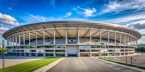 Iconic sports stadium in Saint-Denis, France, stadium, football, rugby, events, architecture, arena, crowd, audience, match, sports