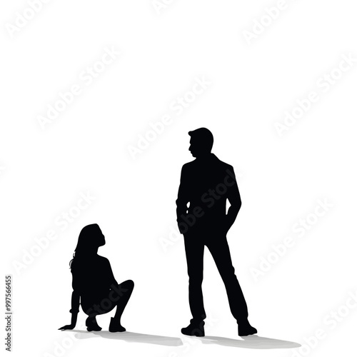 Leave me alone divorce scene and heartbreak exploring emotions of betrayal and healing in broken relationships. PNG and Vector