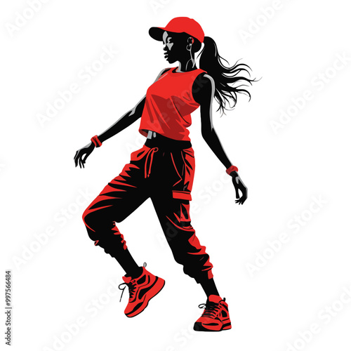 A hip-hop dancer, PNG