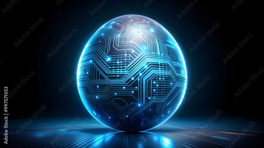 Sci-fi Easter egg with futuristic blue digital design on black background, Easter, egg, digital, futuristic, sci-fi, blue Sci-fi Easter egg with futuristic blue digital design on black background, Easter, egg, digital, futuristic, sci-fi, blue