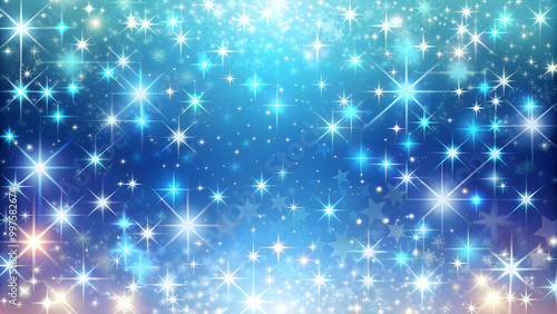 Anime-style sparkling stardust pattern, anime, sparkle, stardust, cartoon, fantasy, whimsical, magical, vibrant, colorful