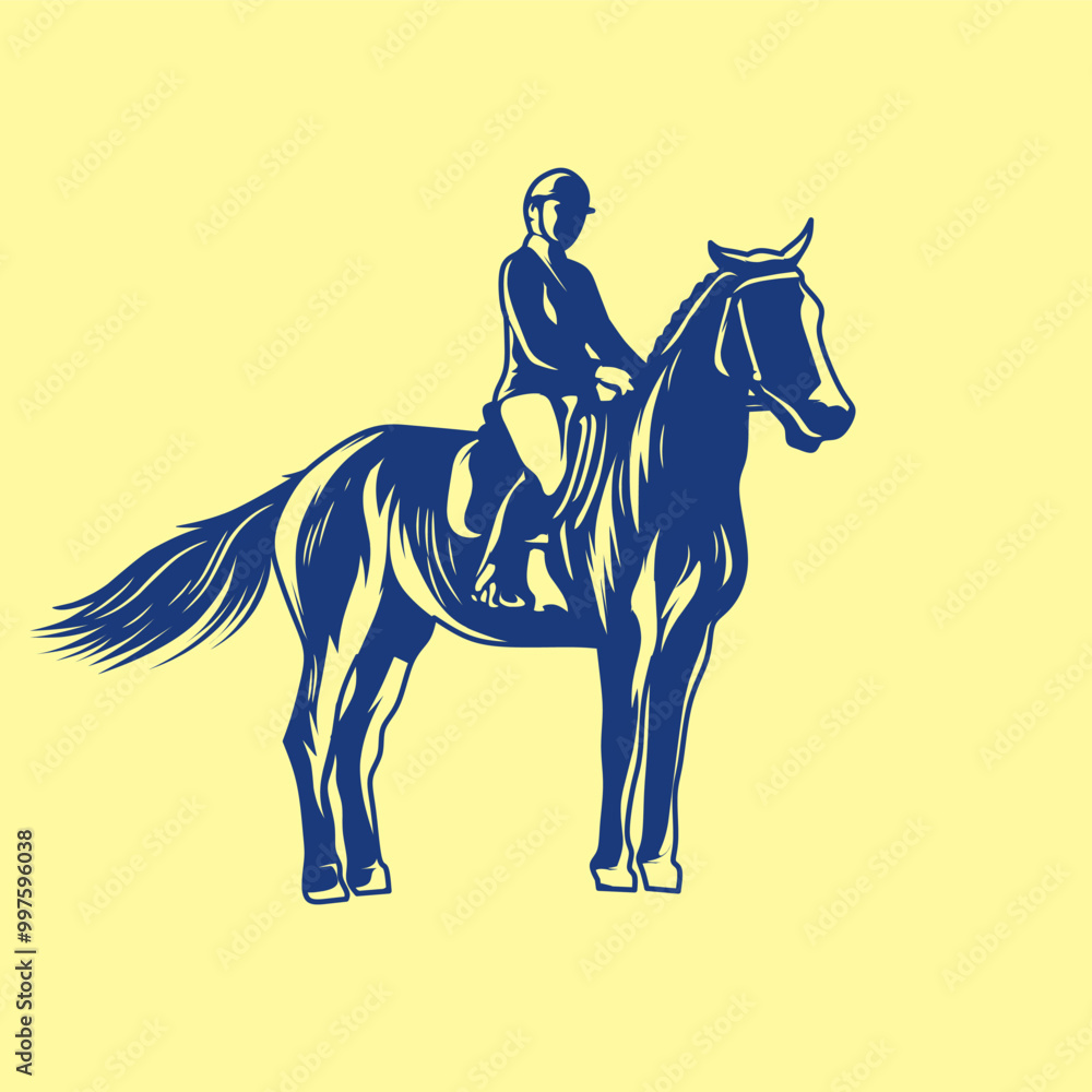 Fototapeta premium Horse riding