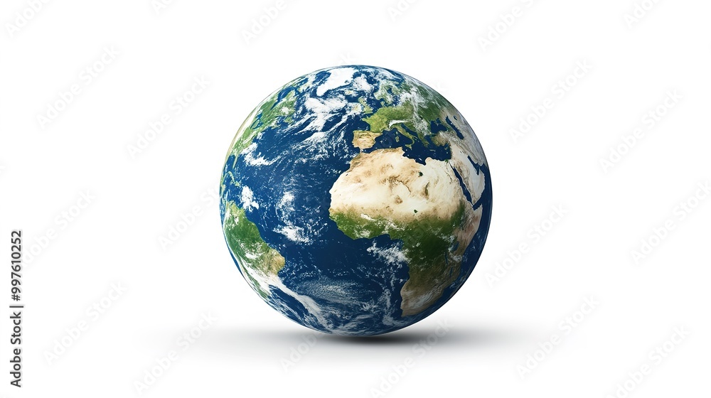 A stunning depiction of Planet Earth against a clean white background, showcasing the vibrant colors of the continents and oceans. A stunning depiction of Planet Earth against a clean white background, showcasing the vibrant colors of the continents and oceans.