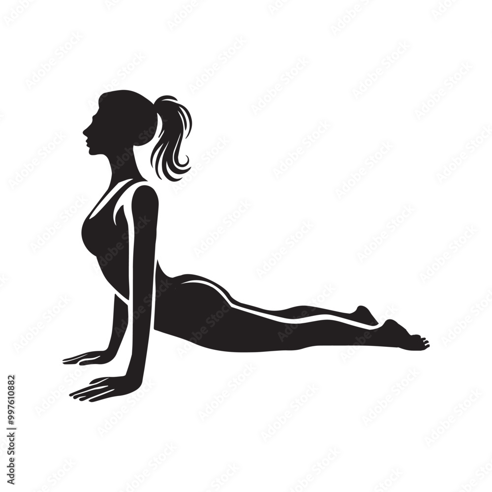 Yoga Silhouette Design, Physical Exercise Vector illustration
Yoga Silhouette Design, Physical Exercise Vector illustration