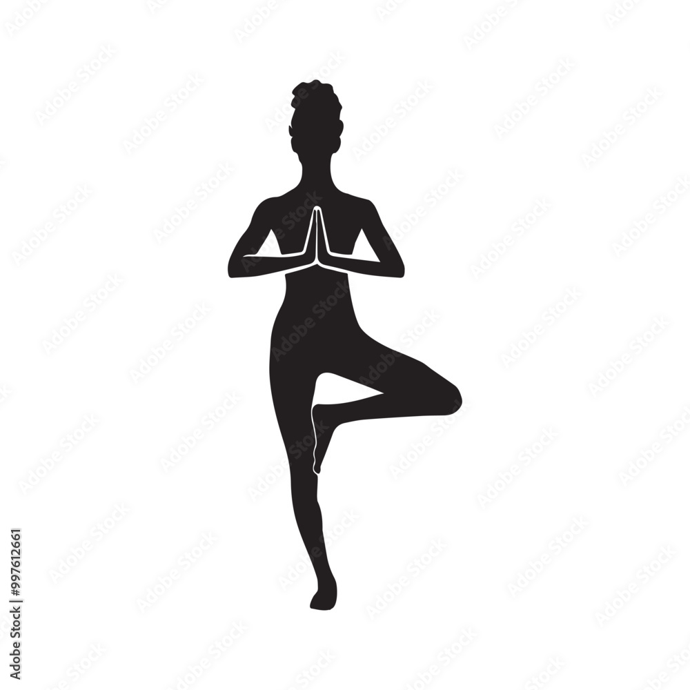 Yoga Silhouette Design, Physical Exercise Vector illustration
Yoga Silhouette Design, Physical Exercise Vector illustration