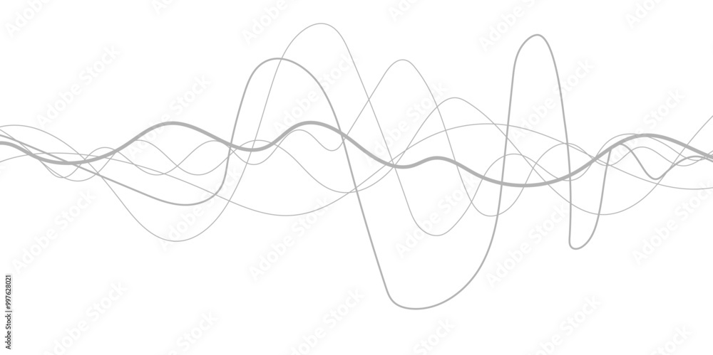 Abstract Curves Lines White and Gray Vector Backgrounds, White background with a wavy line and the text space. Abstract Curves Lines White and Gray Vector Backgrounds, White background with a wavy line and the text space.