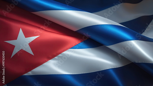 Cuban flag for national Day or Independence Day of cuba
