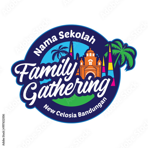 Family Gathering event logo design 