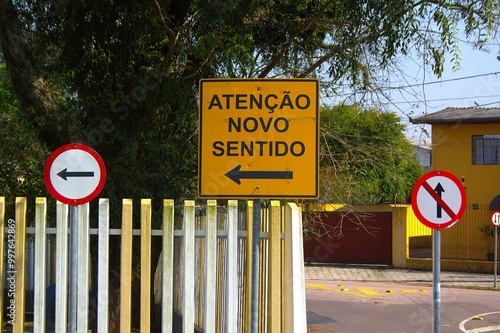 attention new way signal trafic in Brazil