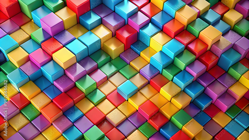 Colorful three-dimensional cubic background, , vibrant, geometric, cubes, wallpaper, abstract, modern, design, shapes Colorful three-dimensional cubic background, , vibrant, geometric, cubes, wallpaper, abstract, modern, design, shapes