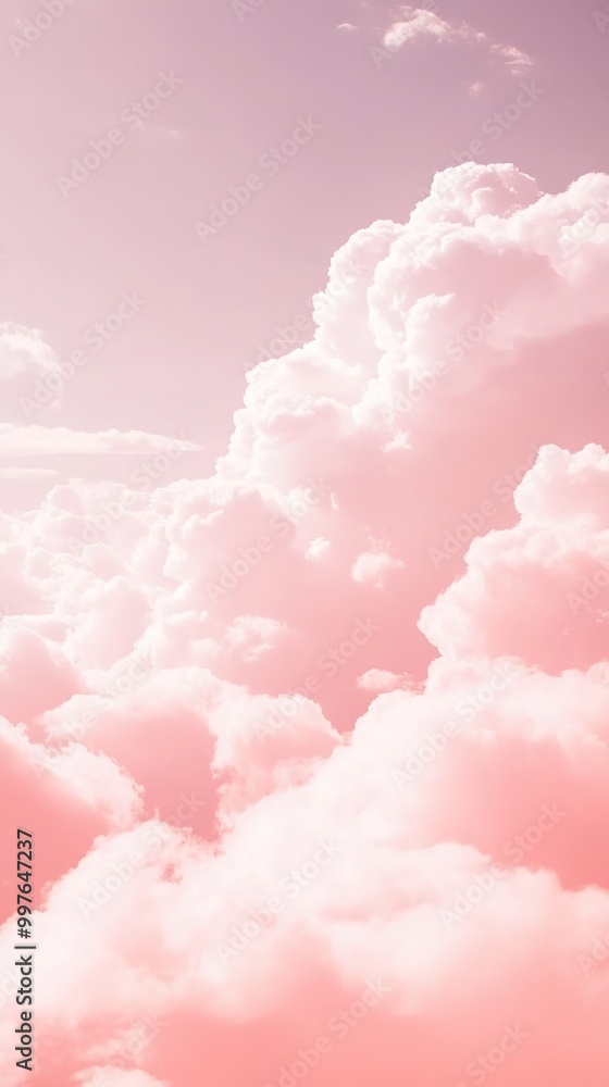 A serene scene of sunshine breaking through soft pink clouds, creating a tranquil and uplifting atmosphere. This dreamy background is perfect for themes of hope, love, and serenity, ideal for greeting A serene scene of sunshine breaking through soft pink clouds, creating a tranquil and uplifting atmosphere. This dreamy background is perfect for themes of hope, love, and serenity, ideal for greeting