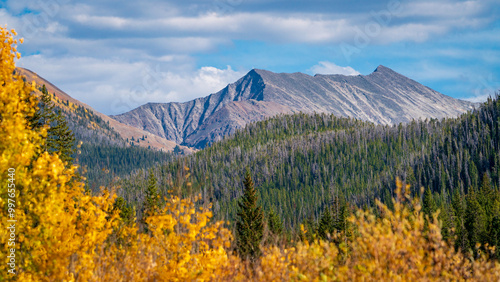 Rocky Mountains in the Autumn